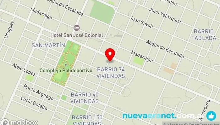 mapa de RENATALIBRERIA Librería en Santo Tomé