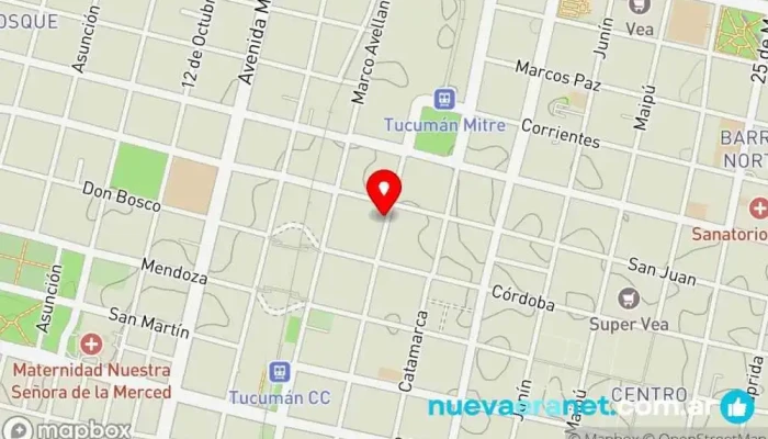 mapa de Renolandia Tucumán Tienda de repuestos para automóviles, Taller de automóviles, Taller mecánico, Tienda de automovilismo, Tienda de repuestos de automóviles usados en San Miguel de Tucumán