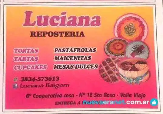 Reposteria Luciana Carta - Catamarca