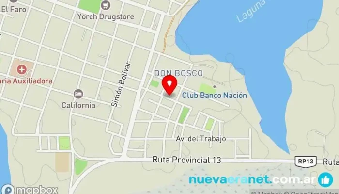 mapa de REPOSTERÍA V.A. Bufé de dulces y repostería en Saladas