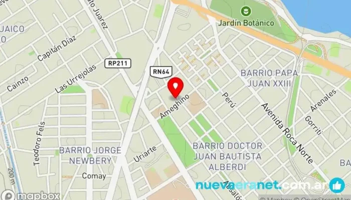 mapa de Repuestos Arturo Lorente Tienda de repuestos para automóviles en Santiago del Estero