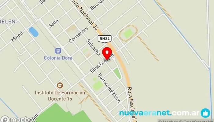 mapa de Repuestos Nacho Proveedor de repuestos de carrocería de automóviles en Col. Dora