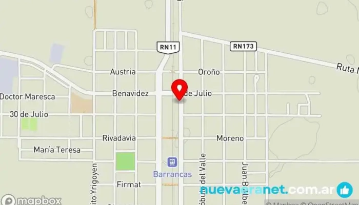mapa de Ribell y Juretich Sa Acopio de Cereales  en Barrancas