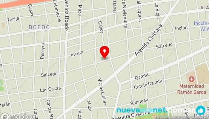 mapa de Rodriguez Remates Casa de subastas en Cdad. Autónoma de Buenos Aires