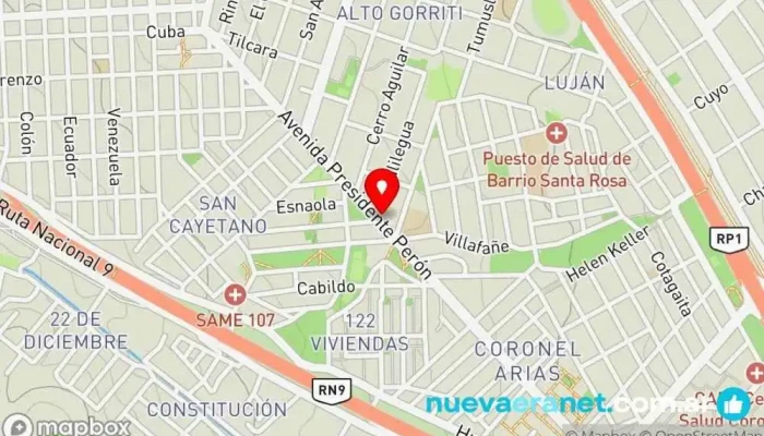 mapa de Rulipan Tienda de suministros para hornear, Equipos para panaderías, Panadería mayorista en San Salvador de Jujuy