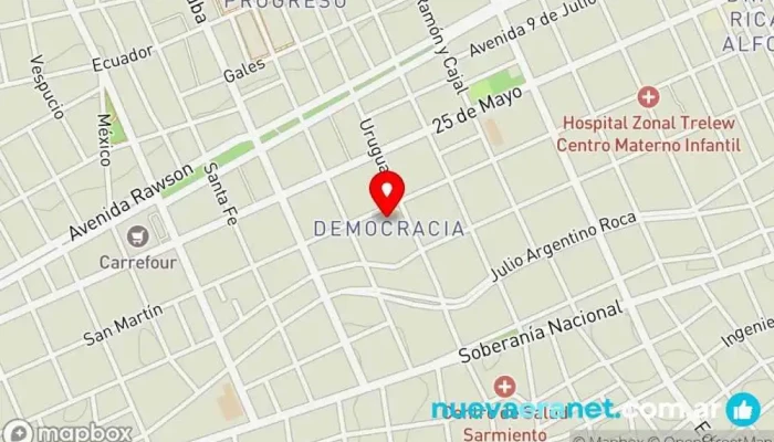mapa de Sabor a hogar - libre de gluten Panadería en Trelew