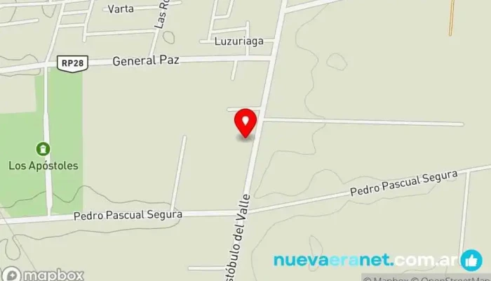 mapa de Sabor A Pan Sa Panadería en Las Heras