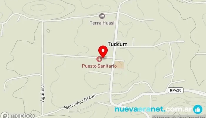mapa de Sabor Artesanal Pastelería en Tudcum