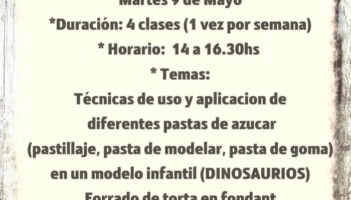 Sal Azucar Pasteleria Y Reposteria Artesanal Carta - Río Cuarto
