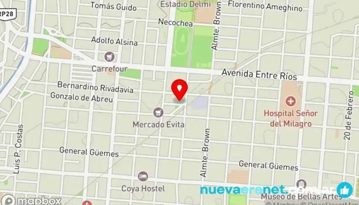 mapa de Salta  en Salta