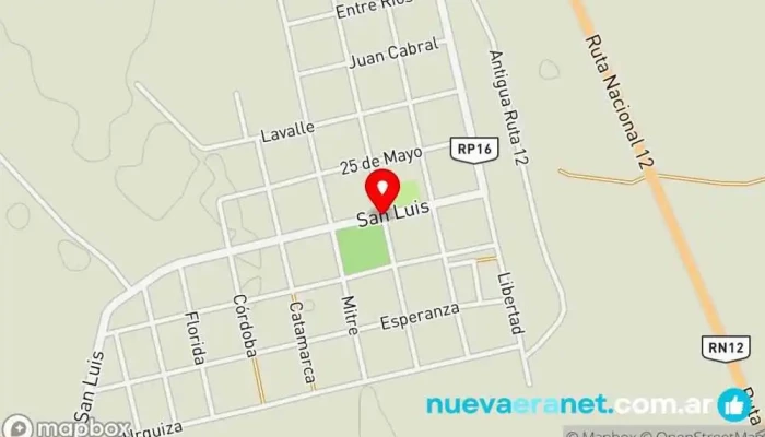 mapa de San Lorenzo  en San Lorenzo