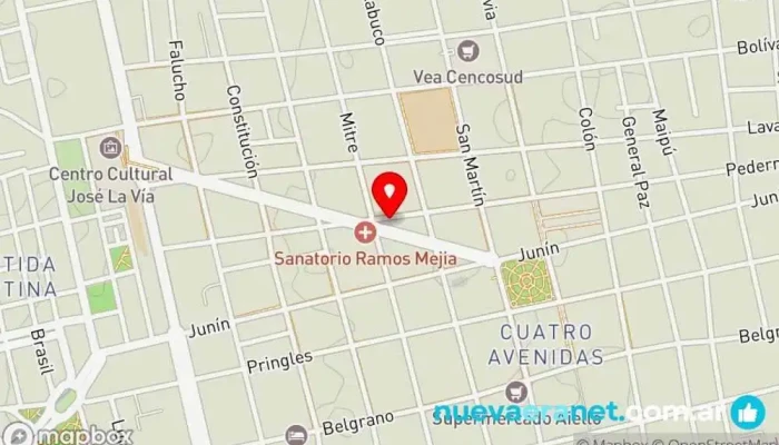mapa de San Luis Feria Srl  en San Luis