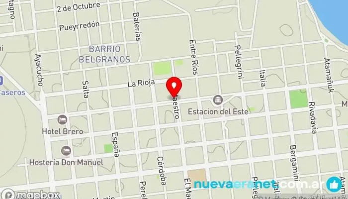 mapa de Sanatorio Corrientes SRL Clínica ambulatoria en Monte Caseros