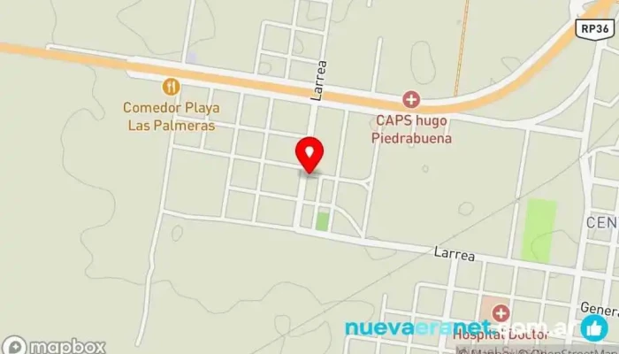 mapa de Sanaydulcetentacionroopalacios Pastelería en Alvear