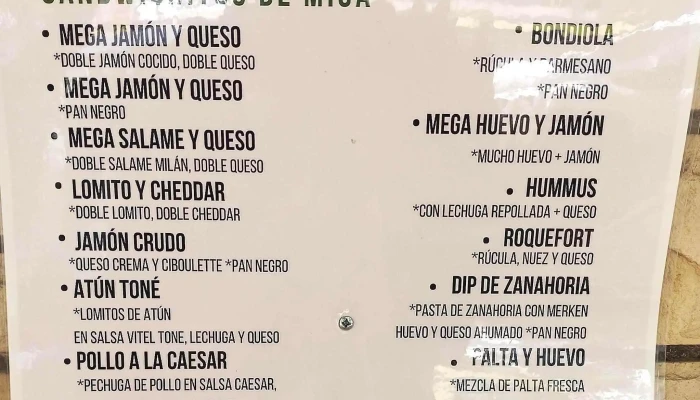 Sandwichito En La Montana Puntaje - San Martín de los Andes