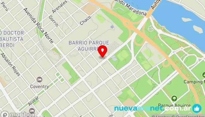 mapa de Sanitarios Leiva Tienda de artículos de fontanería, Reformas de baños en Santiago del Estero