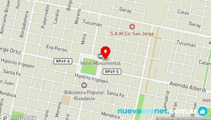 mapa de Sanitarios San Jorge Tienda de equipos de baños en San Jorge