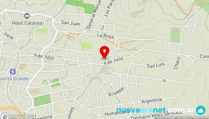 mapa de Sarami deco Tienda de muebles en Huerta Grande