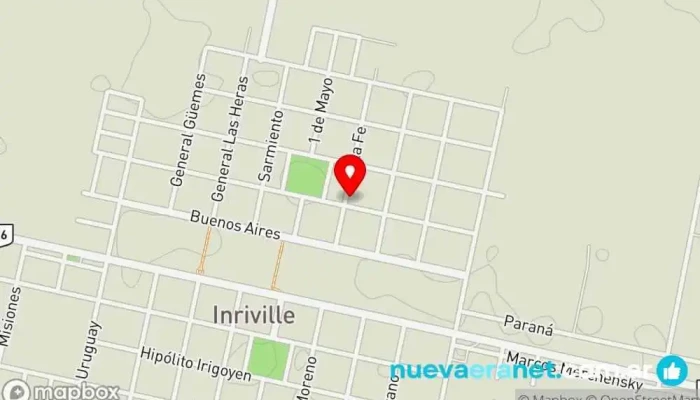 mapa de Sin - Cas Fábrica de Sinfines Fábrica de maquinaria en Inriville