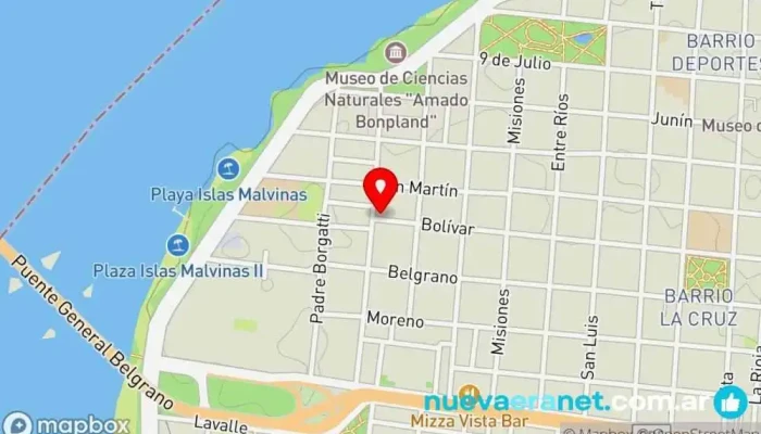 mapa de Sociedad Rural de Corrientes Asociación u organización en AAB