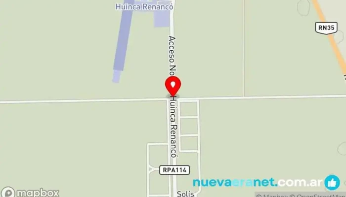 mapa de Sociedad Rural de Huinca Renancó Asociación u organización en Huinca Renanco