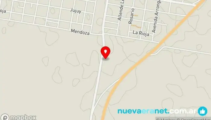mapa de Sociedad Rural de Vera Comercio en Vera