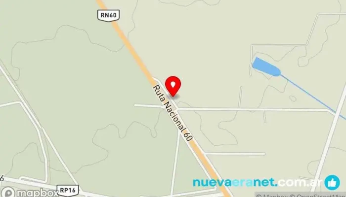 mapa de Sociedad Rural Rancho ganadero en Dean Funes