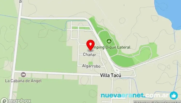 mapa de Solar Del Campo Casa rural en Zonda