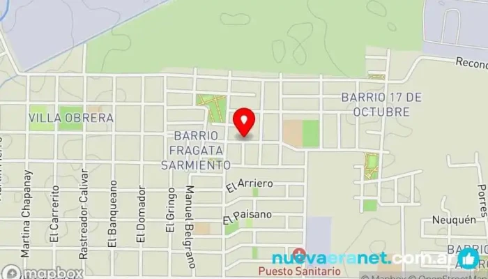 mapa de SUELTOS MERINO Tienda de alimentos para animales en Chimbas