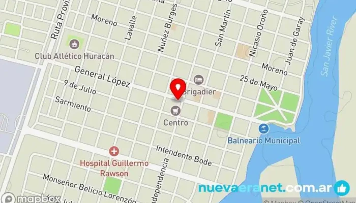 mapa de Super Avenida Supermercado en San Javier