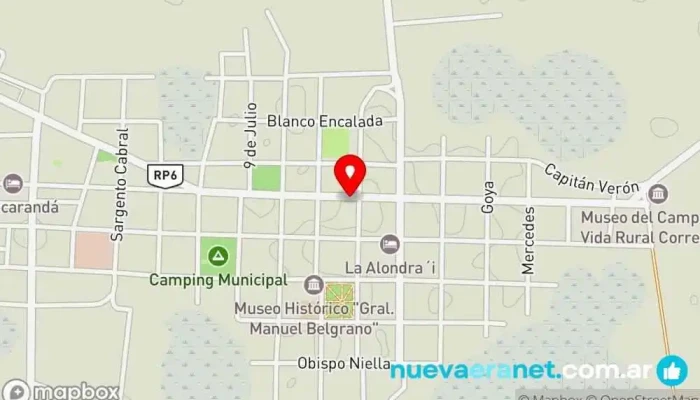 mapa de Supermercado Casa Luz Supermercado, Artesanía en Concepción