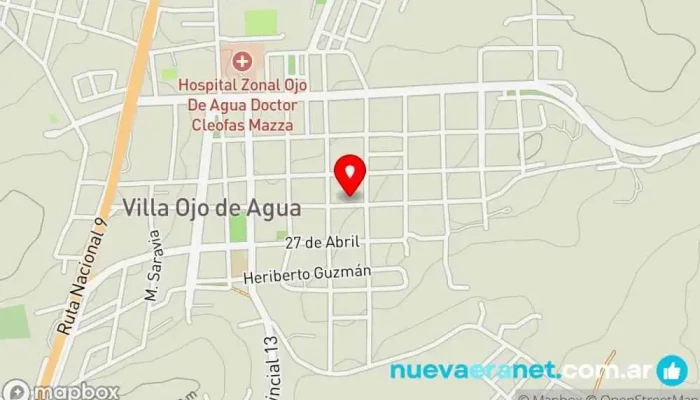 mapa de SUPERMERCADO DREOSTI Supermercado en Santiago del Estero