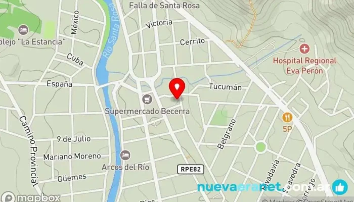 mapa de Sweet Andrea, Pastelería Pastelería en Santa Rosa de Calamuchita