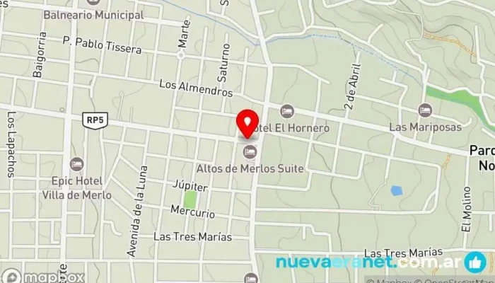 mapa de TAGLIABUE PROPIEDADES - Inmobiliaria - Real Estate Broker Agencia inmobiliaria, Agencia de bienes inmuebles comerciales, Agentes inmobiliarios en Merlo
