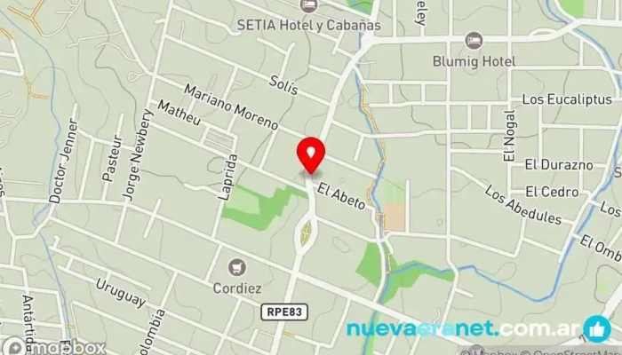 mapa de Taller De Pan Panadería en Villa Gral. Belgrano