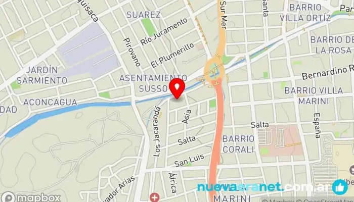 mapa de TARTAS, TORTAS Y PASTELERIA Panadería en Godoy Cruz