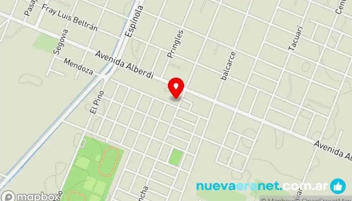 mapa de Te Va Gustar Panadería en San Rafael
