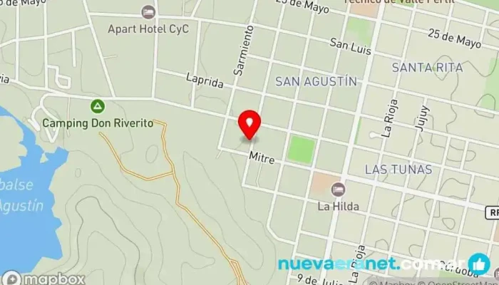 mapa de Terrazas de la Luna Valle Fertil  en Villa San Agustín