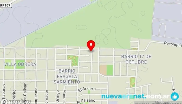 mapa de T.G.A.MARKET Supermercado en Chimbas
