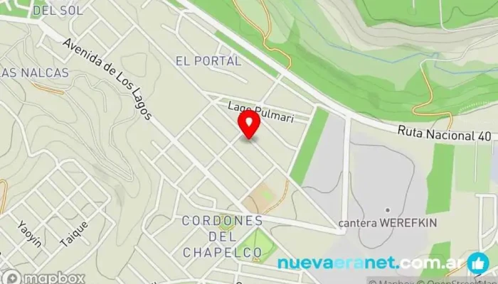 mapa de Tia Ruth Pastelería en San Martín de los Andes