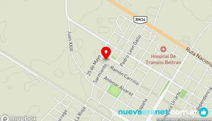 mapa de TiendaStars Tienda de ropa en Beltrán