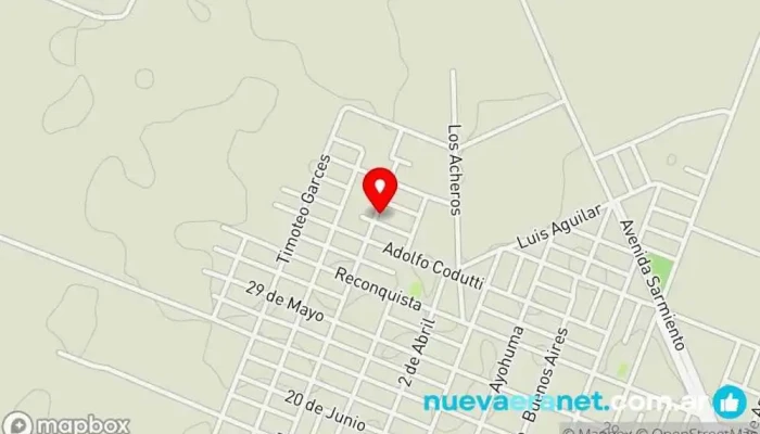 mapa de Todo Casero Max Pastelería en Machagai