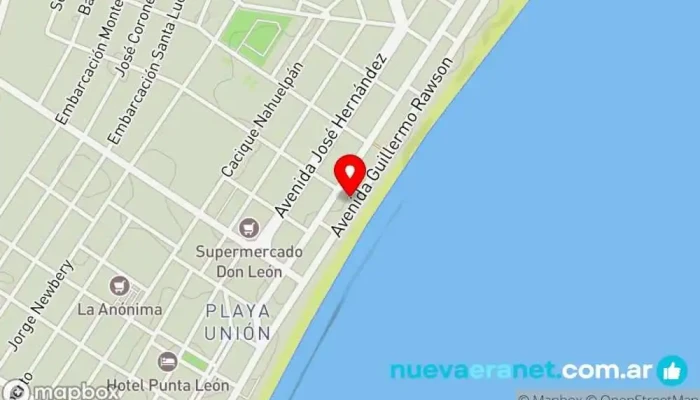 mapa de Totora Café Restaurante, Bar, Cafetería, Pizzería en Playa Union