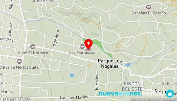 mapa de Tu lugar en Merlo San Luis Agencia de alquiler de alojamientos para vacaciones en Merlo