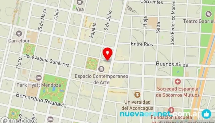 mapa de Tu Panaderia Panadería en Mendoza