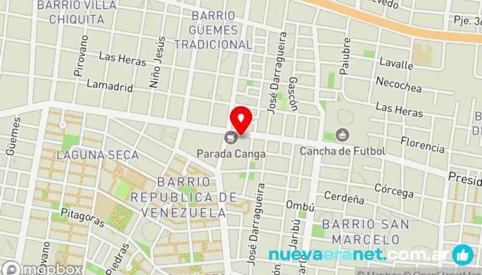 mapa de Urbano LA CASA DEL LAVARROPAS Proveedor de repuestos de electrodomésticos en W3400ANM