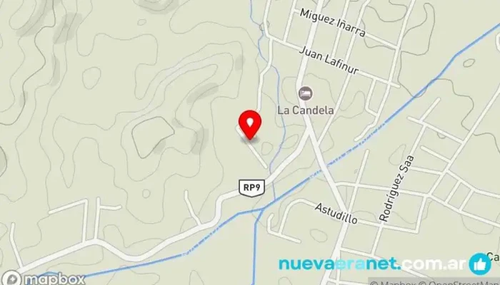 mapa de Vals Piscina cubierta en San Francisco del Monte de Oro