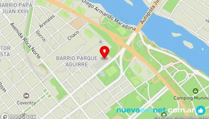 mapa de Vea Cencosud Supermercado en Santiago del Estero