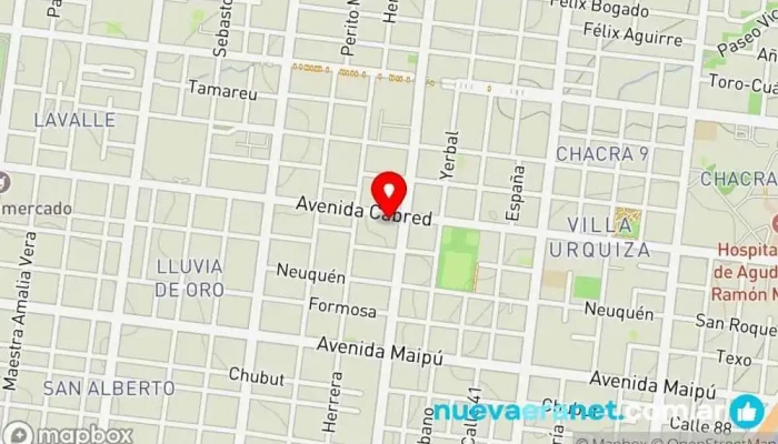 mapa de Viviendas El Milagro Constructor, Oficinas de empresa, Fabricante de casas de madera en Posadas