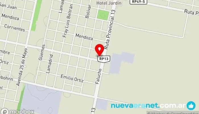 mapa de Viviendas Santa Fe  en San Jorge